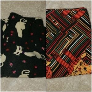Lularoe s/m kids leggings cats
